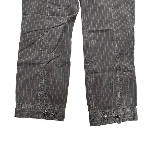 Three Dots Velvet Pull On Pants Charcoal Gray Size 10 Lagenlook Casual - Picture 6 of 13